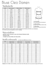 Papierschnittmuster Bluse Cleo Damen Fadenkäfer